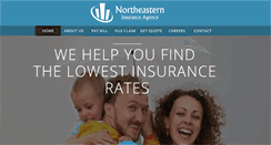 Desktop Screenshot of northeasterninsurance.com